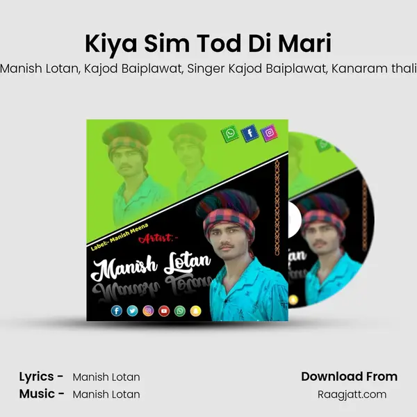 Kiya Sim Tod Di Mari - Manish Lotan album cover 