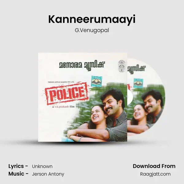 Kanneerumaayi - G.Venugopal album cover 