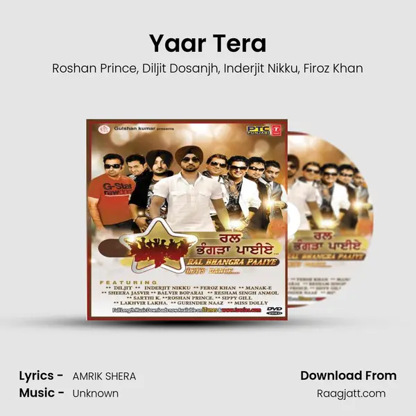 Yaar Tera - Roshan Prince album cover 