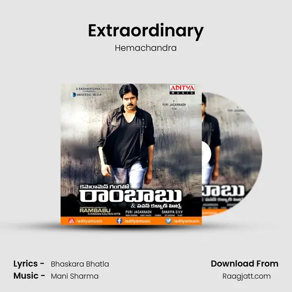 Extraordinary - Hemachandra album cover 