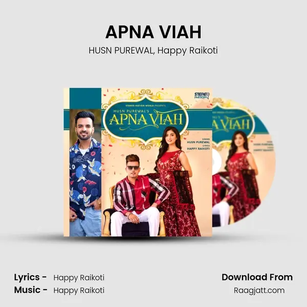 APNA VIAH - HUSN PUREWAL album cover 