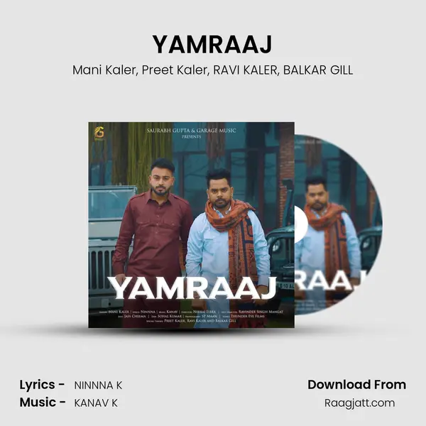 YAMRAAJ - Mani Kaler album cover 