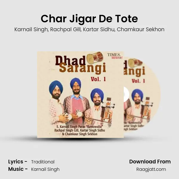 Char Jigar De Tote - Karnail Singh album cover 