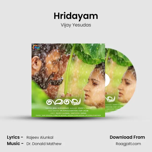 Hridayam - Vijay Yesudas album cover 