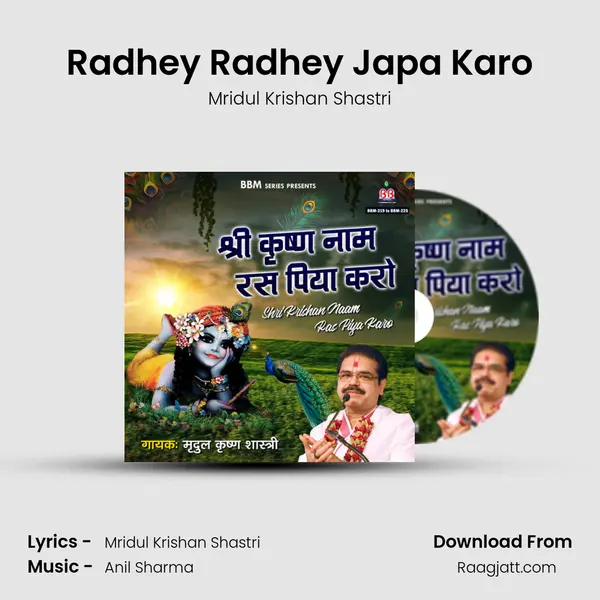 Radhey Radhey Japa Karo - Mridul Krishan Shastri album cover 