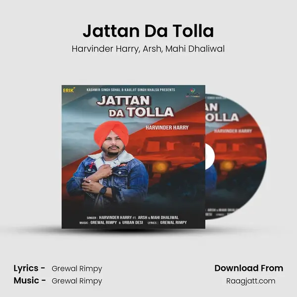 Jattan Da Tolla - Harvinder Harry album cover 