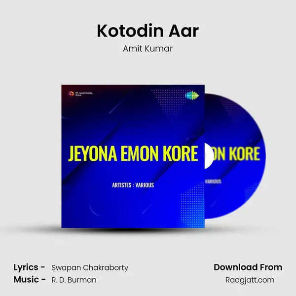 Kotodin Aar - Amit Kumar album cover 