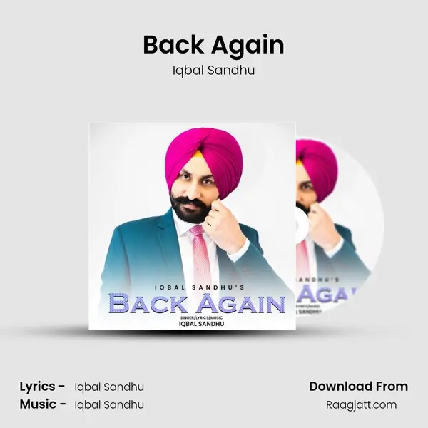 Back Again - Iqbal Sandhu album cover 