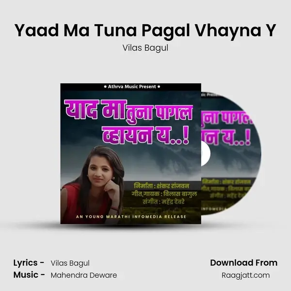 Yaad Ma Tuna Pagal Vhayna Y - Vilas Bagul album cover 