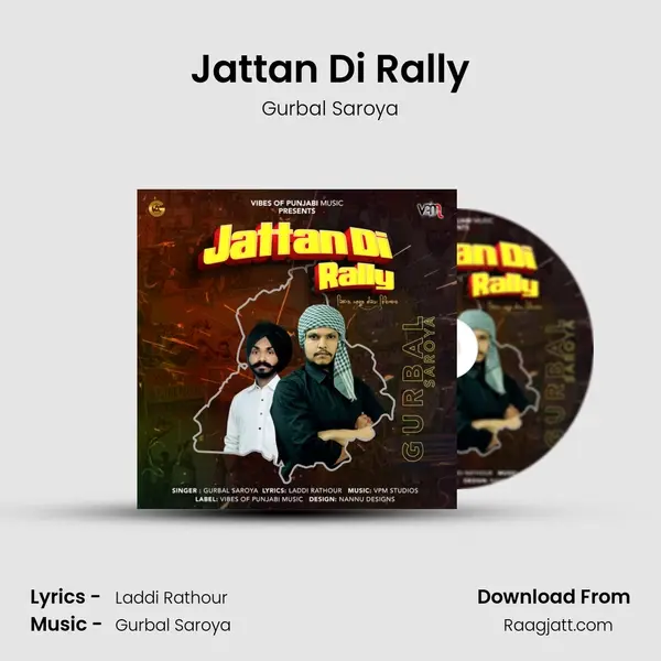 Jattan Di Rally - Gurbal Saroya album cover 