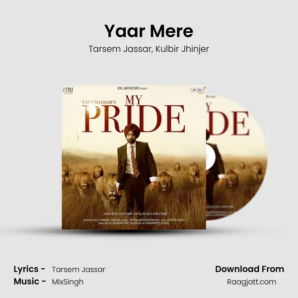 Yaar Mere - Tarsem Jassar album cover 