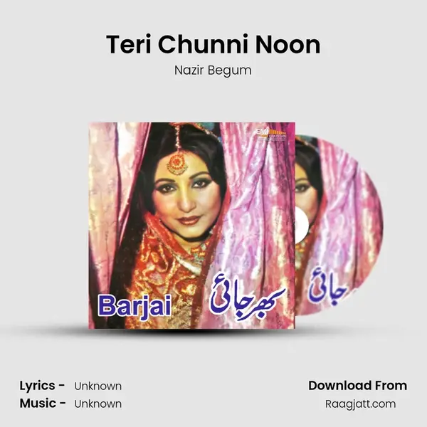 Teri Chunni Noon - Nazir Begum album cover 