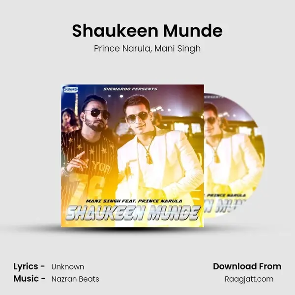 Shaukeen Munde - Prince Narula album cover 