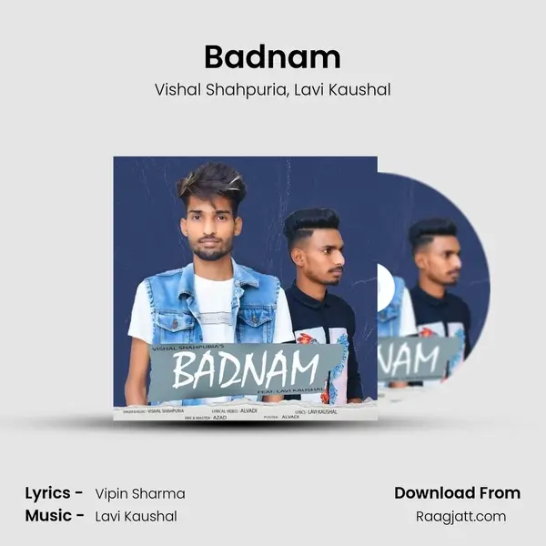 Badnam - Vishal Shahpuria album cover 