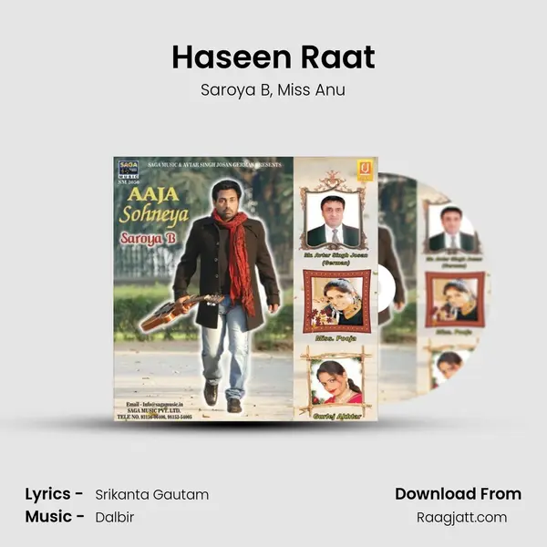 Haseen Raat - Saroya B album cover 