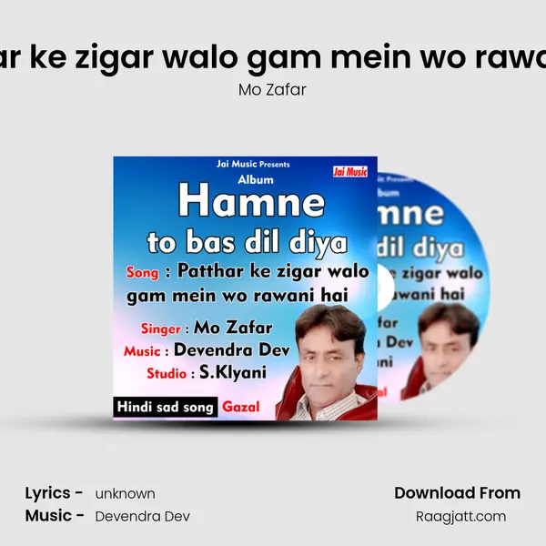 Patthar ke zigar walo gam mein wo rawani hai mp3 song