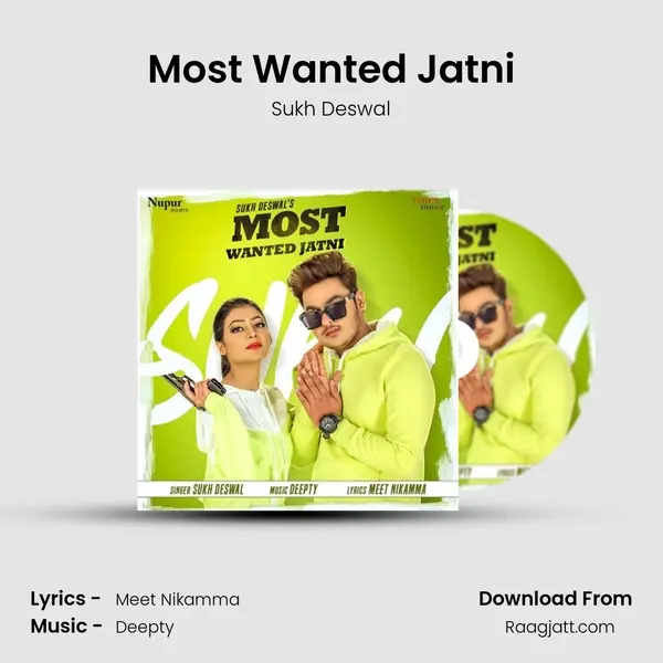 Most Wanted Jatni - Sukh Deswal album cover 