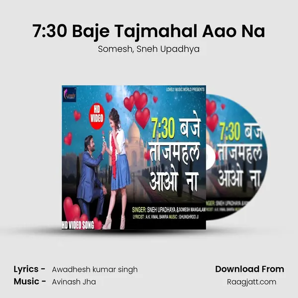 7:30 Baje Tajmahal Aao Na - Somesh album cover 