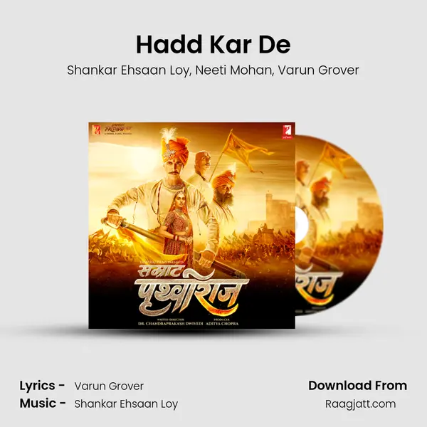 Hadd Kar De - Shankar Ehsaan Loy album cover 