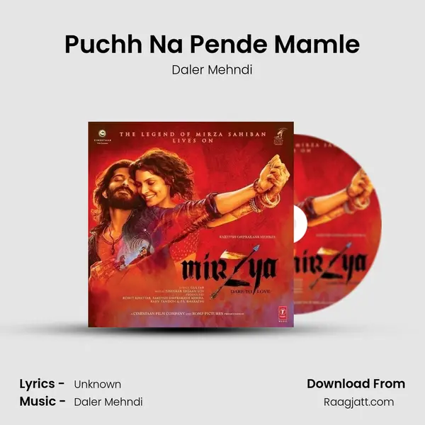 Puchh Na Pende Mamle - Daler Mehndi album cover 