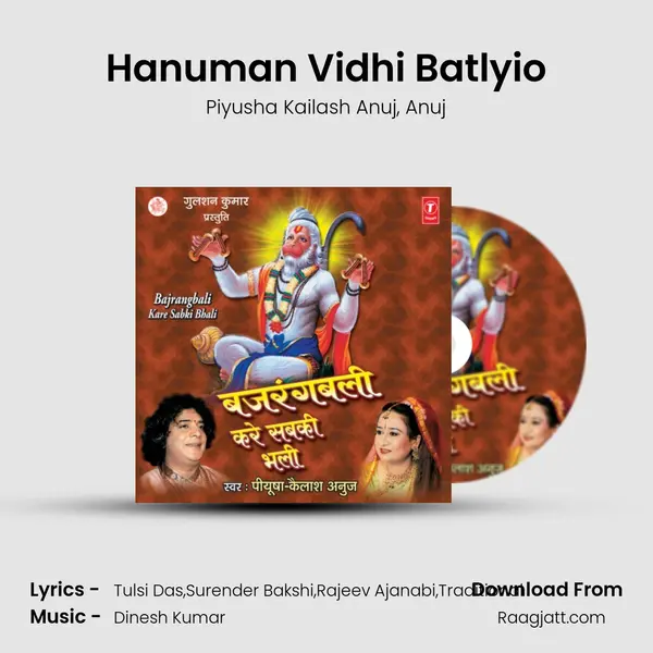 Hanuman Vidhi Batlyio - Piyusha Kailash Anuj album cover 