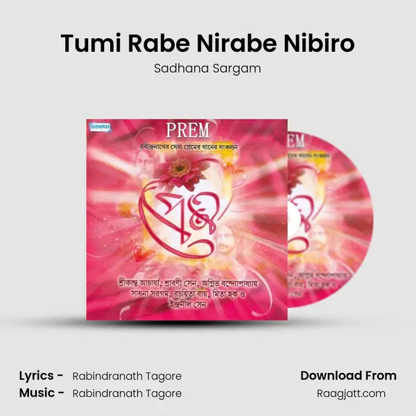 Tumi Rabe Nirabe Nibiro - Sadhana Sargam album cover 