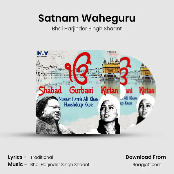 Satnam Waheguru - Bhai Harjinder Singh Shaant album cover 