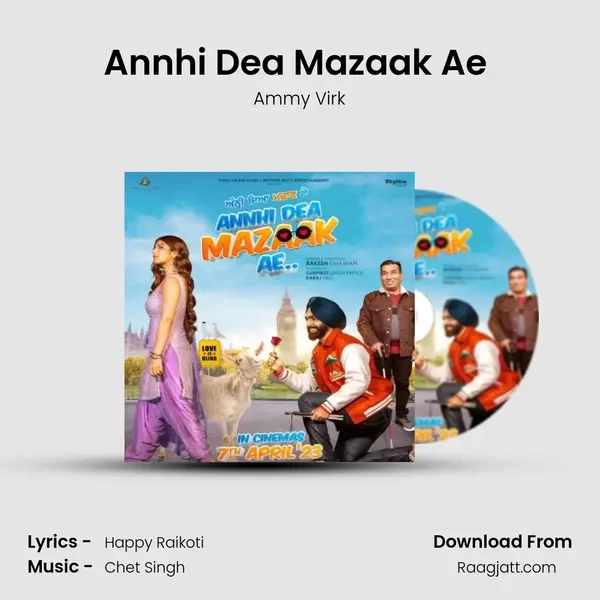 Annhi Dea Mazaak Ae (Title Song) - Ammy Virk album cover 