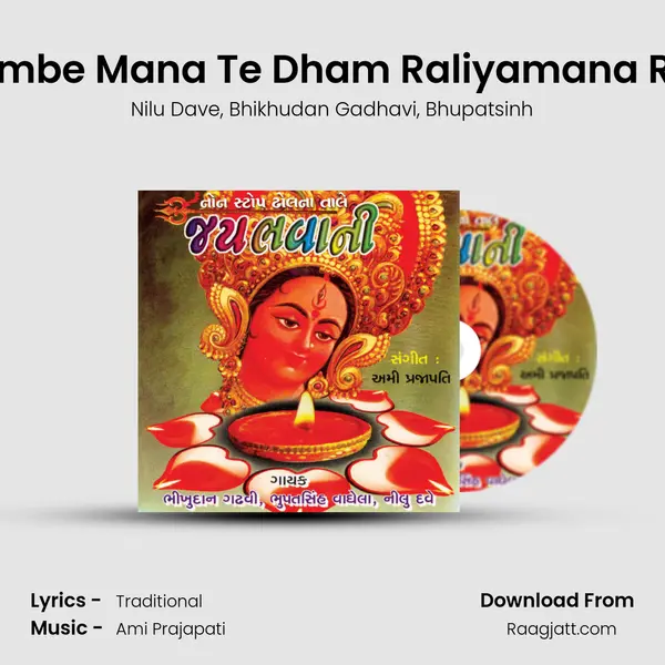 Ambe Mana Te Dham Raliyamana Re - Nilu Dave album cover 