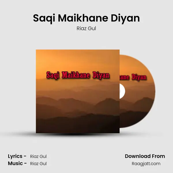 Saqi Maikhane Diyan - Riaz Gul album cover 