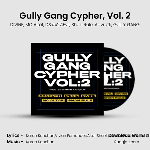 Gully Gang Cypher, Vol. 2 - DIVINE album cover 