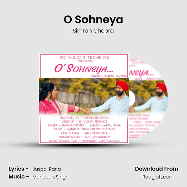 O Sohneya - Simran Chopra album cover 