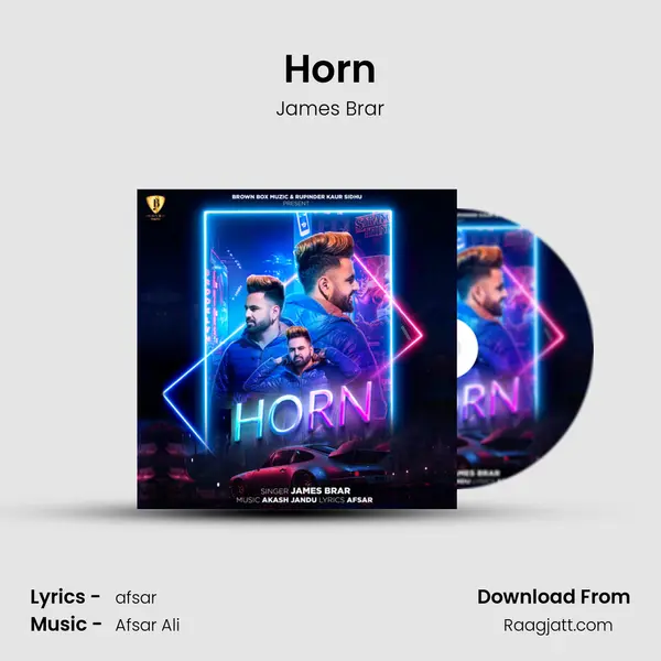 Horn - James Brar album cover 