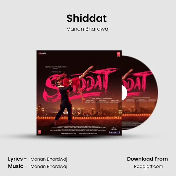 Shiddat (Reprise) - Manan Bhardwaj album cover 