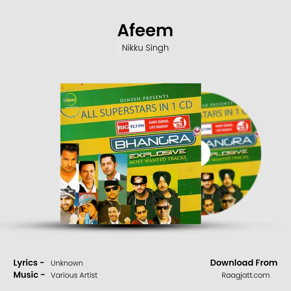 Afeem - Nikku Singh album cover 