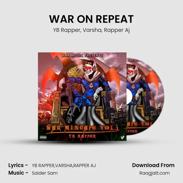 WAR ON REPEAT - YB Rapper album cover 