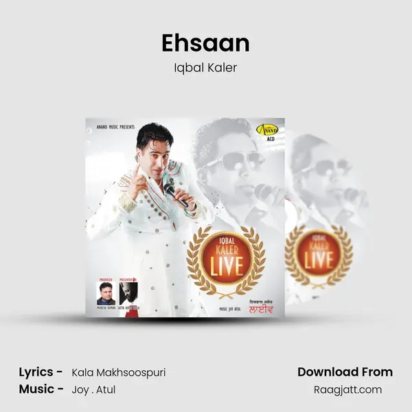 Ehsaan - Iqbal Kaler album cover 