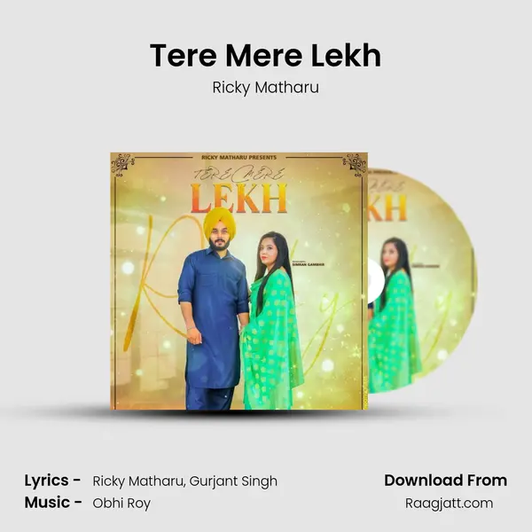 Tere Mere Lekh - Ricky Matharu album cover 