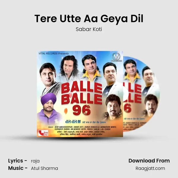 Tere Utte Aa Geya Dil - Sabar Koti album cover 