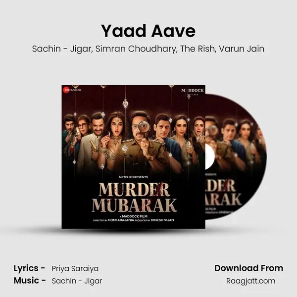 Yaad Aave - Sachin - Jigar album cover 