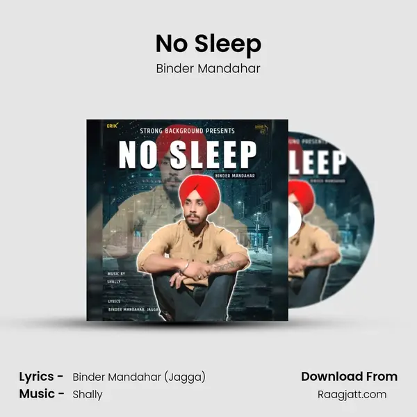 No Sleep - Binder Mandahar album cover 