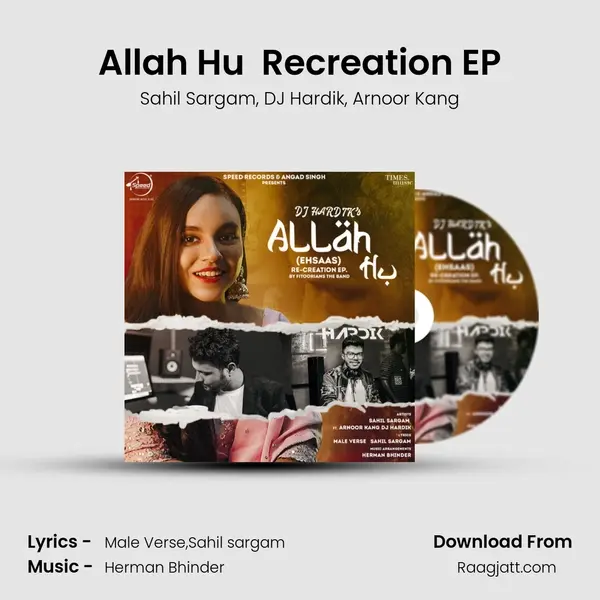 Allah Hu (Ehsaas) Recreation EP - Sahil Sargam album cover 