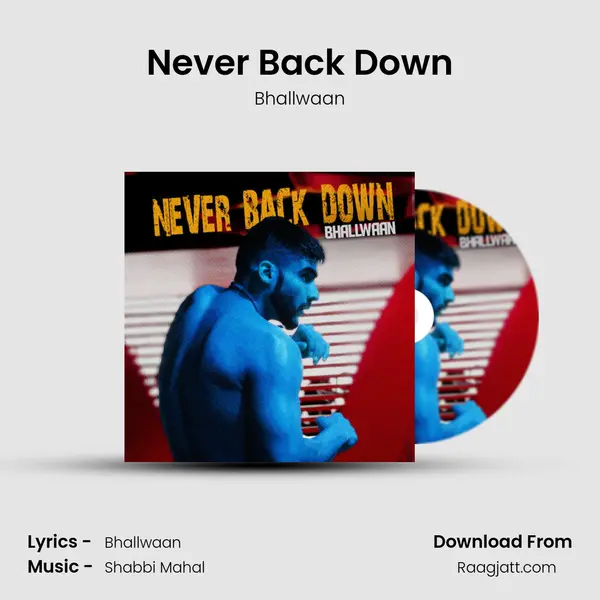 Never Back Down - Bhallwaan album cover 