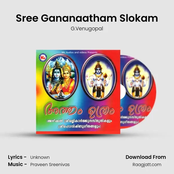 Sree Gananaatham Slokam - G.Venugopal album cover 