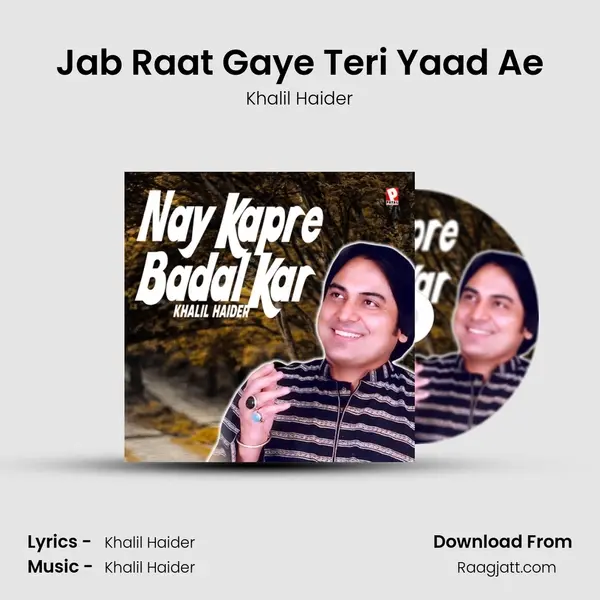 Jab Raat Gaye Teri Yaad Ae - Khalil Haider album cover 