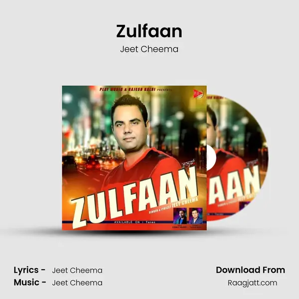 Zulfaan - Jeet Cheema album cover 