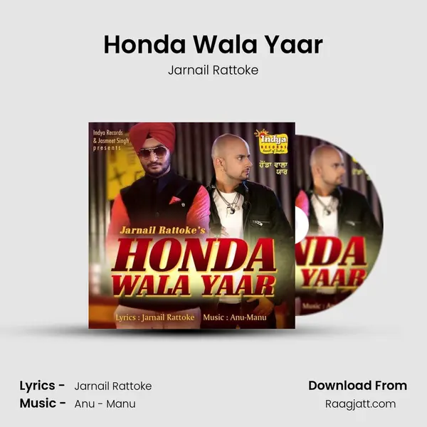 Honda Wala Yaar - Jarnail Rattoke album cover 