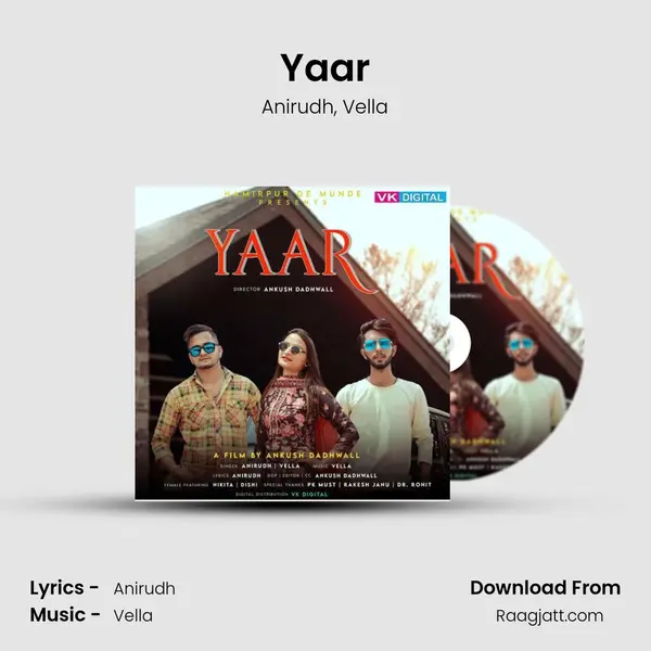 Yaar - Anirudh album cover 