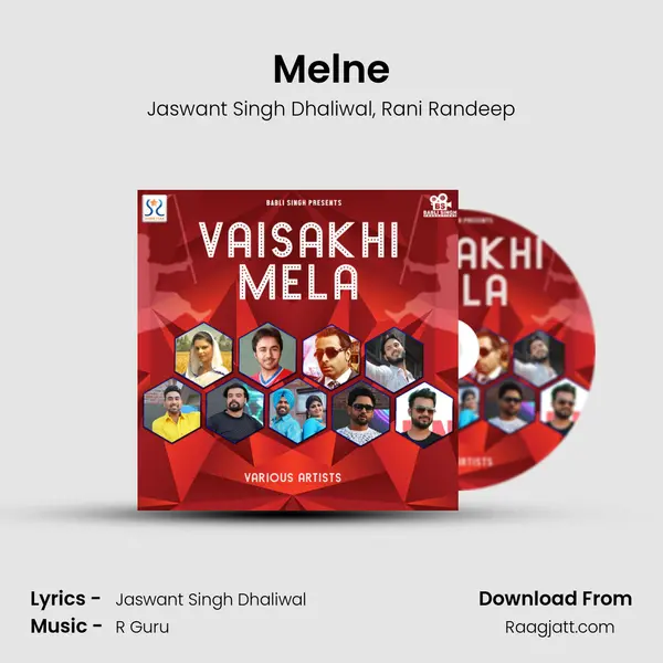 Melne - Jaswant Singh Dhaliwal album cover 