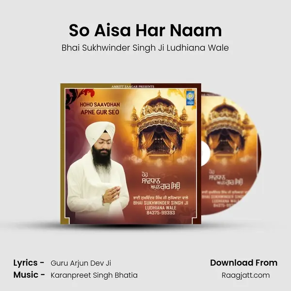 So Aisa Har Naam - Bhai Sukhwinder Singh Ji Ludhiana Wale album cover 